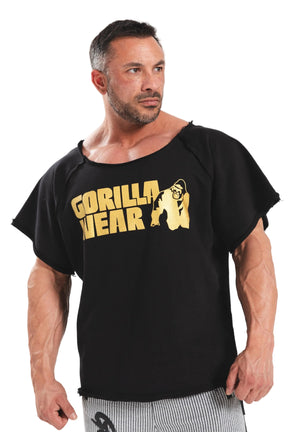 Classic Workout Top, Black/Gold