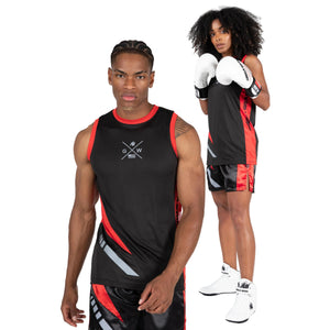 Hornell Tank Top, Black/Red