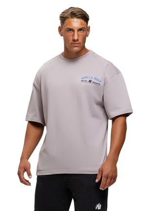 Macon Oversized T-Shirt, Light Grey