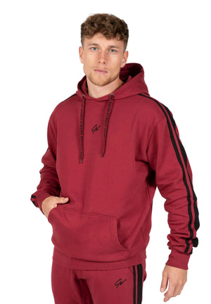 Banks Oversized Hoodie, Burgundy Red/Black