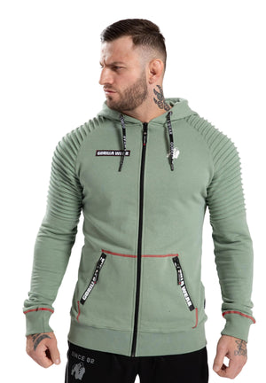 Georgia Zipped Hoodie, Green Bay