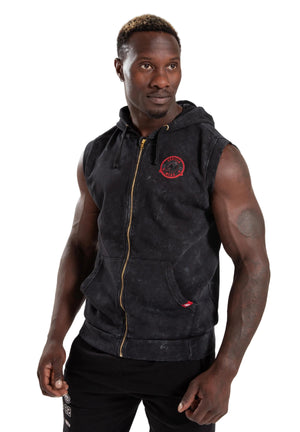 silverdale Sleeveless Hoodie, Black