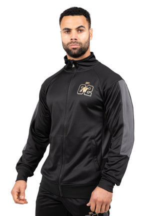 Devon Training Jacket, Black/Grey