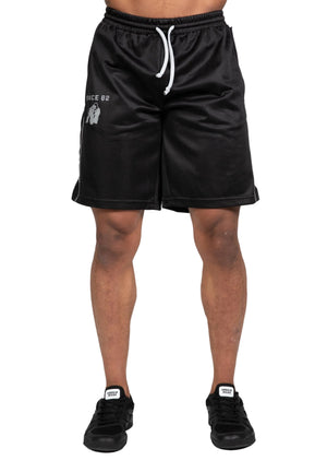 Functional Mesh Shorts, Black/White