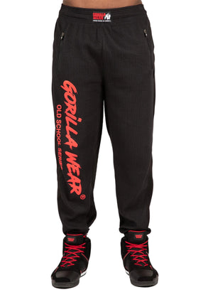 Augustine Old School Pants, Black/Red
