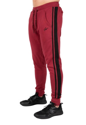 Banks Pants, Burgundy Red/Black