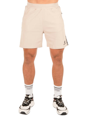 Harvey Track Shorts, Beige