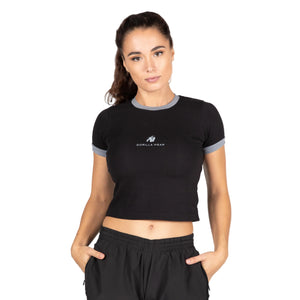 New Orleans Cropped T-Shirt, Black