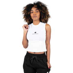 Livonia Crop Top, White