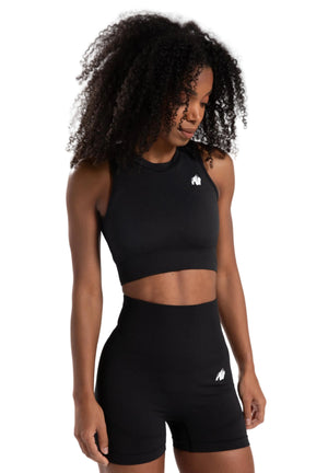 Osseo Crop Top, Black