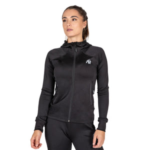 Halsey Track Jacket, Black