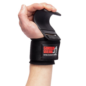 Weight Lifting Hooks, Black