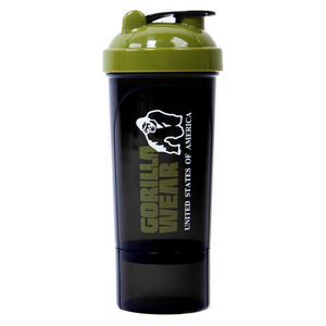 Shaker XXL 1000 ml, Black/Army Green