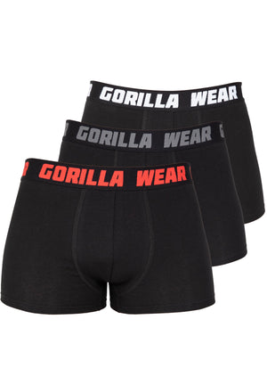 Gorilla Wear Boxershorts 3-pack, Black