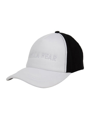 Sharon Ponytail Cap, White/Black