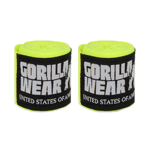 Boxing Hand Wraps, Yellow 2,5 m
