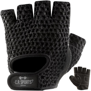 C.P.Sports Classic Mesh Glove, Black/Black