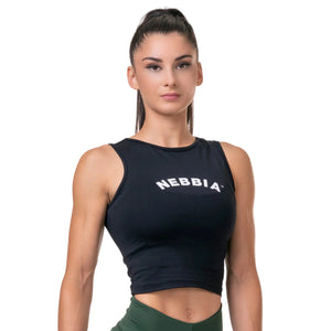 Nebbia Fit & Sporty Tank Top, Black