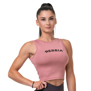 Nebbia Fit & Sporty Tank Top, Old Rose