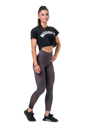 Nebbia Fit & Smart High Waist Tights, marron