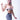 Open Back Bra, Salmon