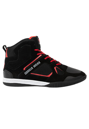 Troy High Tops, Black/Red