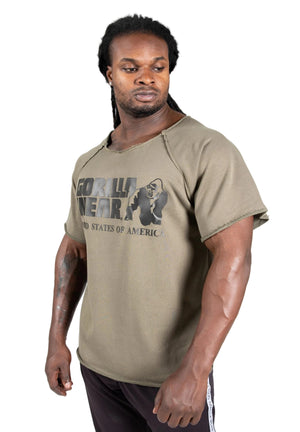 Classic Workout Top, Army Green