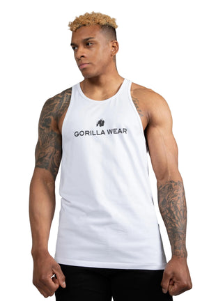 Carter Stretch Tank Top, White