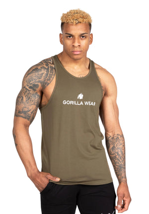 Carter Stretch Tank Top, Army Green