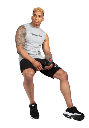 Sorrento Sleeveless T-Shirt, Grey
