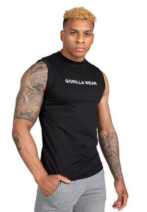 Sorrento Sleeveless T-Shirt, Black