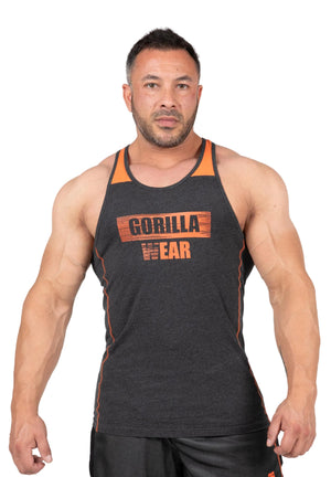 Wallace Tank Top, Grey/Orange