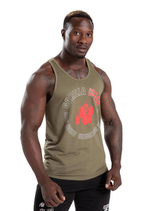 Lafayette Racerback Tank Top, Army Green