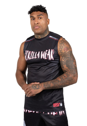 Clayton Tank Top, Black/Red