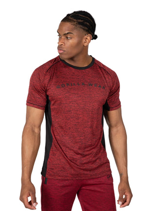 Fremont T-Shirt, Burgundy Red/Black