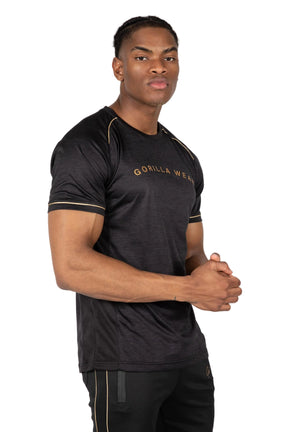 Fremont T-Shirt, Black/Gold