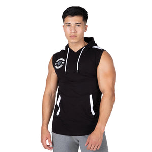 Oswego S/L Hooded T-Shirt, Black