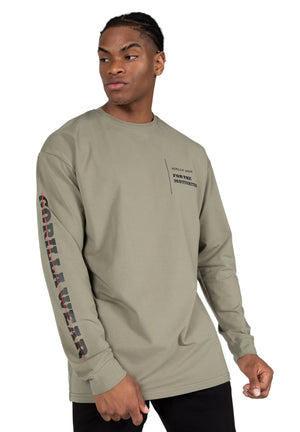 Boise Oversized Long Sleeve, Army Green