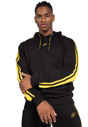 Banks Oversized Hoodie, Black/Yellow