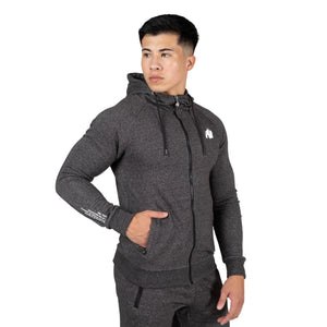 Payette Zipped Hoodie, Grey