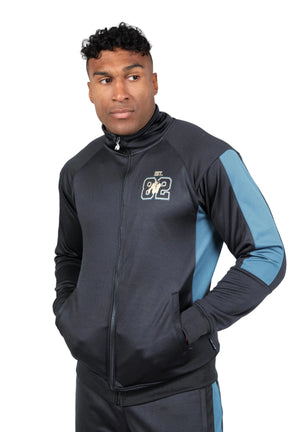 Devon Training Jacket, Grey/Blue