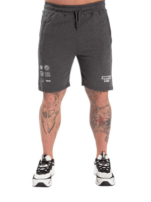 Lopez Shorts, Dark Grey Melange