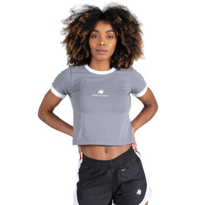 New Orleans Cropped T-Shirt, Grey