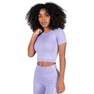 Selah Seamless Crop Top, Lilac