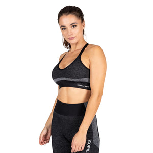 Selah Seamless Sports Bra, Black