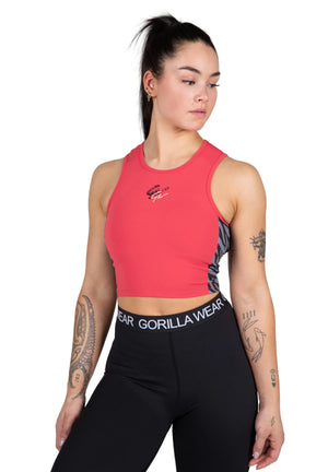 Zion Crop Top, Red