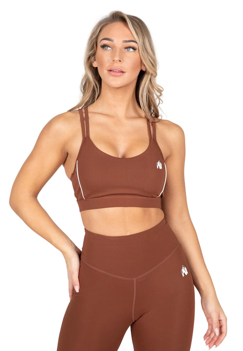 Gorilla Wear Arizona Sports Bra, Brown