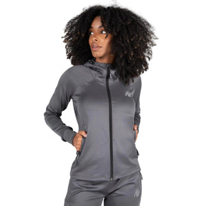 Halsey Track Jacket, Grey