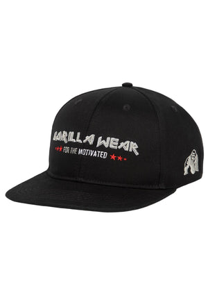 Wayne Snapback Cap, Black