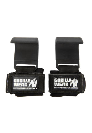 Weight Lifting Hooks, Black/White